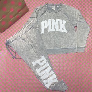 Victoria Secret PINK Crewneck & Joggers Set
